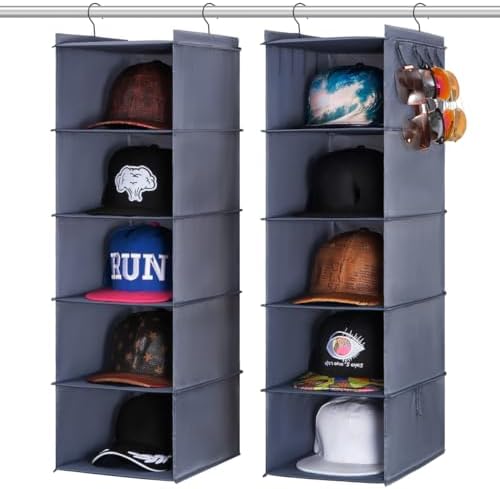LADYBRO Hat Organizer Baseball Cap - Hat Hangers for Closet Storage Rack by LADYBRO