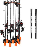 KastKing GravityLock V10 Rod Rack with Line Spooler, Holds 10 Fishing Rods by KastKing