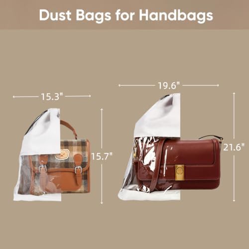 6 Pack Purse Dust Bags for Handbags Purse Covers Velvet Cloth Mixed 2 Size - Image 5