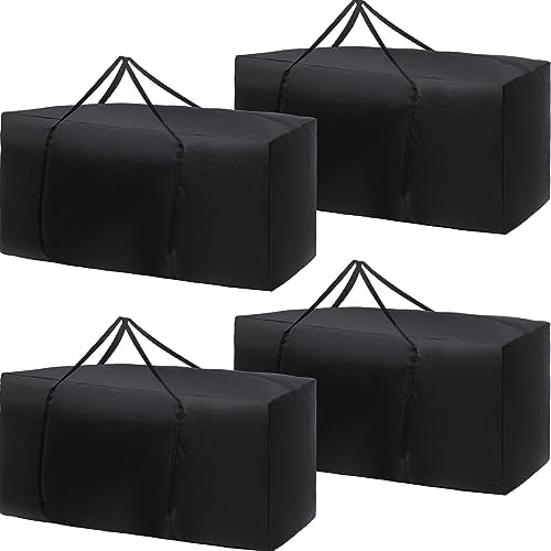 Silkfly 4 Pcs Patio Cushion Storage Bags Waterproof, 68" L x 30" W x 20" H by Silkfly