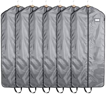 Covermates Garment Bag Set for Closet Storage and Travel, 24"W x 54"L, Grey by Covermates