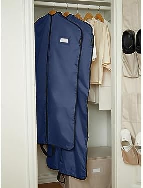 Covermates Garment Bag Set for Closet Storage and Travel, 24"W x 44"L, Blue - Image 6