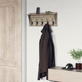 EMMA + OLIVER Rustic Wall Hanging Storage Rack by EMMAOLIVER