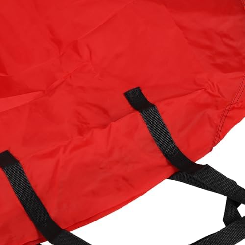 Christmas Tree Storage Bag Set 3pcs Artificial Xmas Tree Storage Bags for 7.5FT with Oxford Cloth Removable Design Convenient Carry Handles (Red) - Image 7