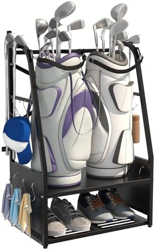 Golf Bag Organizer - Wall Mount & Freestanding by Eastrexon