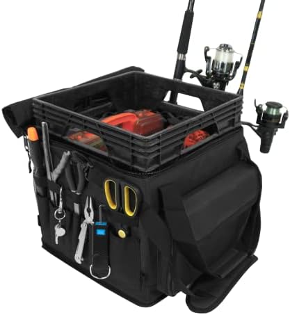 Pelican Exocrate Fishing Bag - Large Saltwater Resistant Fishing Bag - Kayak Fishing Tackle Storage Bag - Image 5