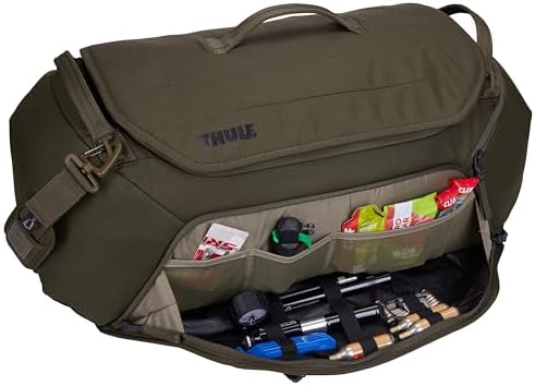 Thule RoundTrip 80L Duffel - Storage compartments to Organize and Protect Gear - Boot Bag for ski and Snowboard Travel - Soft Pocket for Goggles and Helmet - Dry Bag Included - Image 4