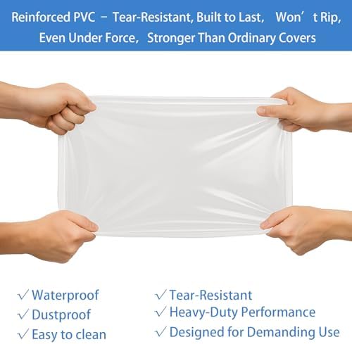 Bun Rack Cover - Transparent PVC with 4 Sided Zippers - Universal 20 Tier Sheet Pan & Speed Rack Cover - Heavy Duty, Waterproof & Dustproof Bakery rack cover - Image 6