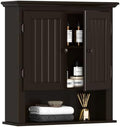 UTEX Medicine Cabinet, Bathroom Storage Cabinet Wall Mounted, Espresso by UTEX