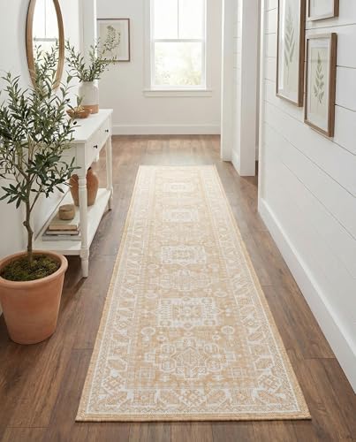 Rugs.com - Outdoor Aztec Rug – 12 Ft Runner Natural Indoor/Outdoor Rug – Weather-Resistant Easy-Clean Flatweave for Patios, Porches, and Hallways - Image 4