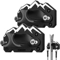 Hikeen Ski & Snowboard Wall Mount,Fits Any Ski or Snowboard, Ski Wall Rack Non-Slip Storage for Garage Organization,Space-Saving Winter Gear Organizer,2 Pack by Hikeen
