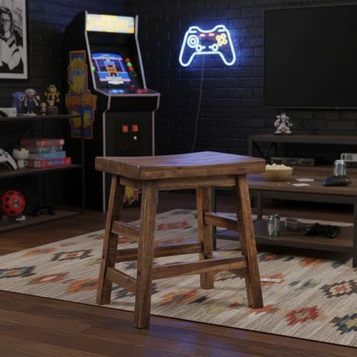 Alaterre Furniture Durango Rustic Barstool, Natural, 20 Inch - Image 5