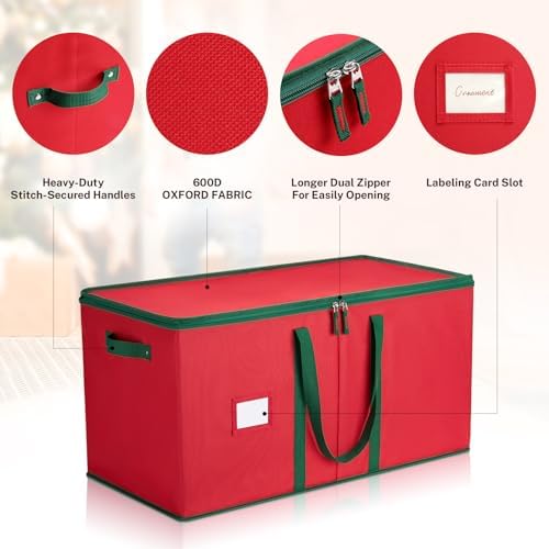 MaidMAX Ornament Storage Box, Christmas Ornament Storage, Ornament Storage - Image 3
