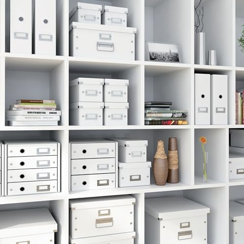 Leitz A5 Storage Box, Click and Store Range 60430001 - Small, White Storage Box A5 - Image 6