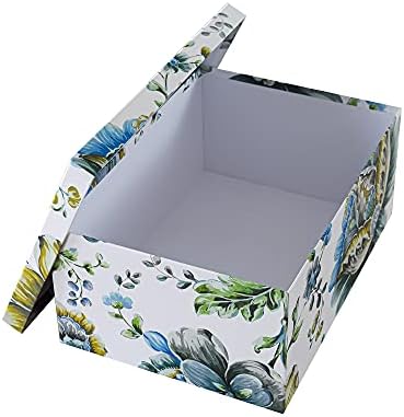 Soul & Lane - Breezy Bloom Floral Storage Boxes with Lids, Set of 3 - Image 5