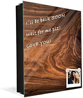 Concept Crystal 50 Keys Cabinet with Decorative Front Panel and Glass White Board KN06: Textures and Tiles 2 Series - Image 4