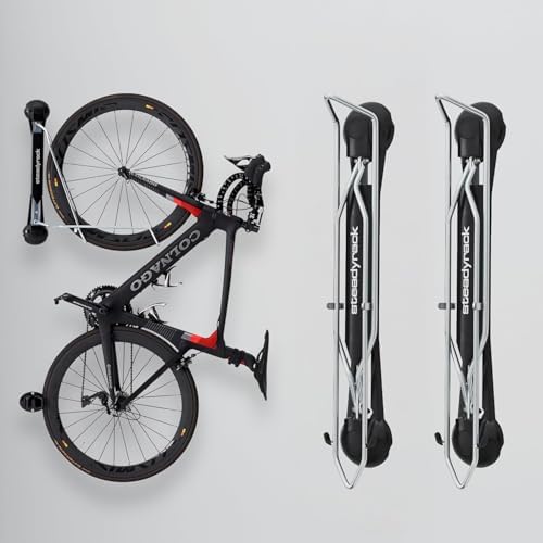 Steadyrack Swivel Bike Wall Mount, Vertical Bike Rack for Garage Storage - Image 3