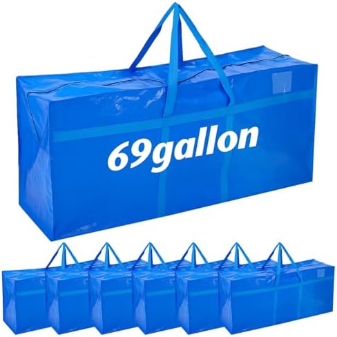 Windyun 4 Pack 69 Gallon Extra Large Moving Bags XXL Heavy Duty Storage Bag by Windyun