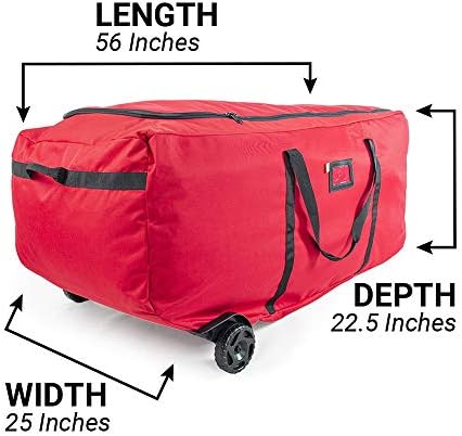 EZ Roller 9 Foot Christmas Tree Storage Bag with Wheels, Rolling Duffle Bag - Image 2