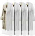 Zilink Garment Bags for Fur Coat Suit Bags for Closet Storage 50 in, White by Zilink