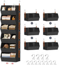 Hanging Closet Organizer Extra Large, Clothes Hanging Shelves for Closet with Divider, Collapsible Closet Storage System, Fabric Storage Bins for Home, Dorm, Rv, Sweaters, Handbags, Underwear, Sock by DiMJ