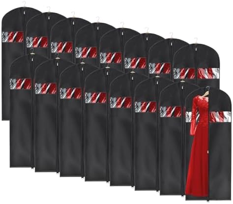 Univivi Suit Bags Garment Bags for for Hanging Clothes, 60 Inch, Set of 16 by Univivi