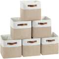 FinishingBo 11 inch Cube Storage Bin 6 Pack, Cube Organizer Bins by SimplifySpaceSimplifyLife