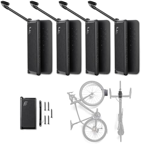 Feedback Sports Velo Hinge 2.0 Pivoting Swivel Bike Wall Mount, 4 Pack by FeedbackSports
