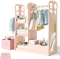 BlueWood Dress Up Storage Kids Wardrobe with Mirror, Toddler Costume Closet by BlueWood