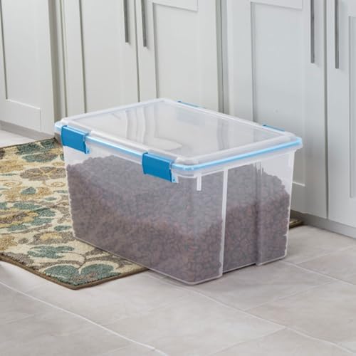 Sterilite Gasket Storage Box with Lids for Home & Office, 54 Quart, 8-Pack - Image 5