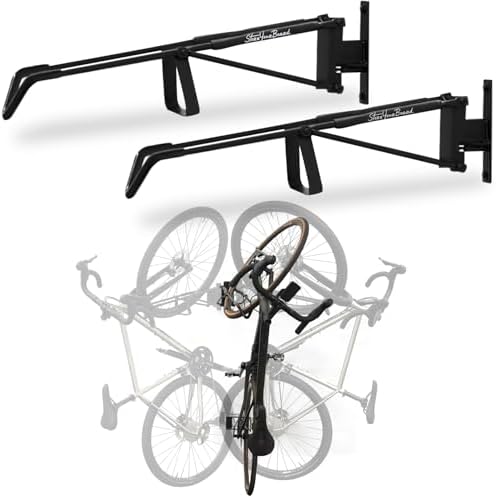 StoreYourBoard Swivel Bike Wall Mount, No Lift Vertical Rack, 2 Pack by StoreYourBoard