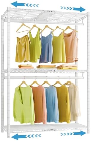 VIPEK X1 Expandable Clothes Rack Heavy Duty Adjustable Closet System White by VIPEK
