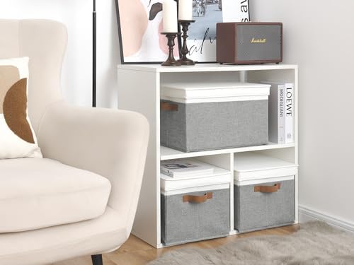 StorageWorks Fabric Storage Bins with Lids, Closet Storage Bins - Image 6