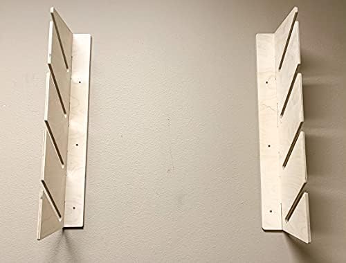 Wooden Board Rack Display Shelf - Snowboard Skateboard Ski Longboard Changeable Size Wood Color - Image 3
