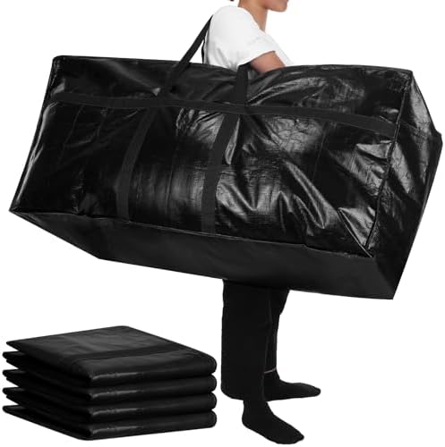 Windyun 4 Pack 57 Gallon Extra Large Moving Bags XXL Heavy Duty Storage Bag by Windyun