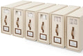 6 Pack Foldable Bed Sheets Set Organizers and Storage(Cal King Size),Linen Fabric Closet Organizers with Window,Folding Bedding Storage Box for Bedsheets and Pillow Cube Organizer-Beige by BigPonPon