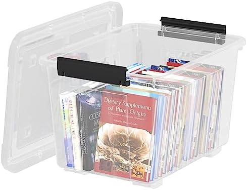 4-Pack 35 Quart Plastic Storage Bin with Secure Lid and Wheels - Image 6
