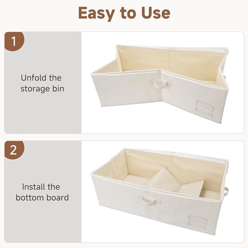 StorageWorks 10 Inch Tall Under Bed Storage Containers with Clear Lid - Image 7