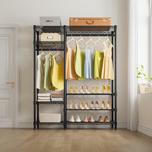 VIPEK V2S Heavy Duty Clothes Rack Portable Closet Organizer System Black - Image 2