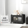 UAMFURI Stackable Storage Bins with Lids, 48QT Extra Large Storage Cabinets by UAMFURIDirect