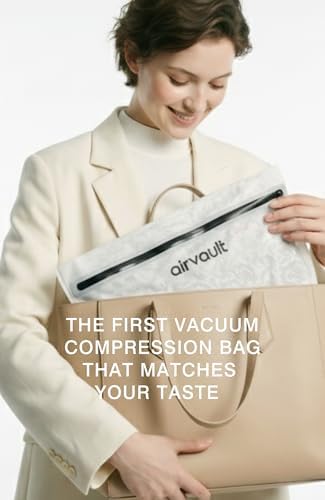 AirVault Vacuum Duffle Travel Bag with Air Pump, Waterproof Compression Storage Bags for Travel & Moving (White - 15L (3-Pack), Flat) - Image 2