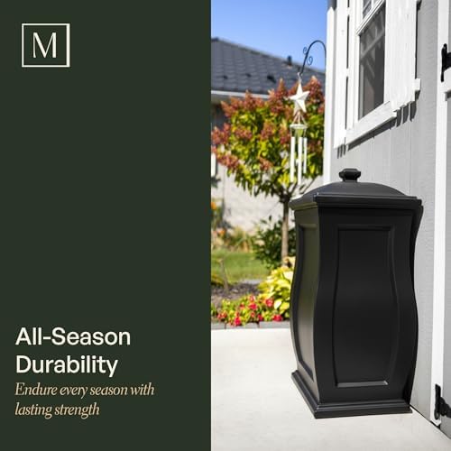 Mayne Mansfield Outdoor Storage Box, Deck Box for Patio, Black - Image 6