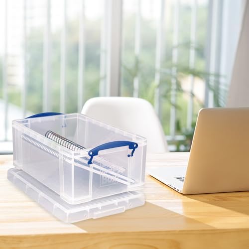 Really Useful Box Stackable 9 Liter Plastic Storage Container, 5 Pack - Image 5