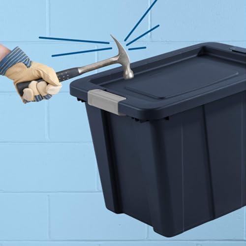 Sterilite Latching Tuff1 Tote Containers w/Lids, 18 Gallon, 24-Pack - Image 6