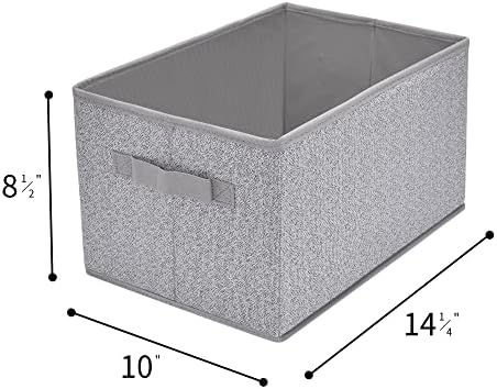 GRANNY SAYS Bundle of 3-Pack Gray Large Storage Bins & 3-Pack Gray Medium Storage Bins - Image 6