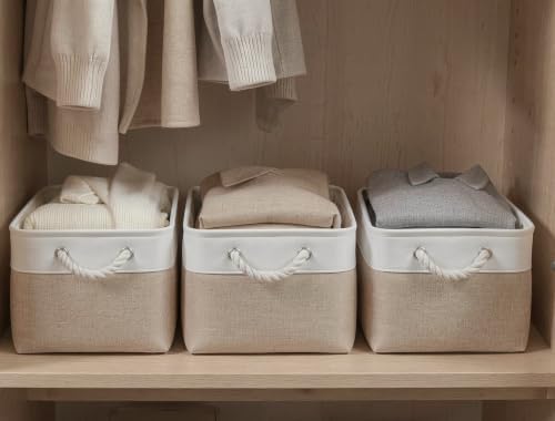 15.7x11.8x8.26 Inch Fabric Large Storage Bins with Handles 6 Pack - Image 3
