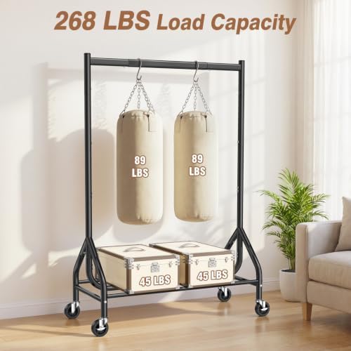 EAGMAK Heavy Duty Clothes Rack Load 268 LBS, 31.5 inch Hanging Rod, Black - Image 5