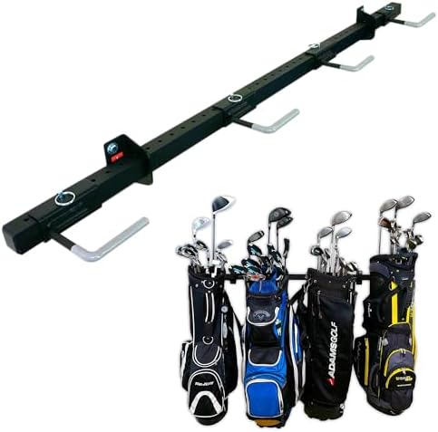 StoreYourBoard BLAT 4 Golf Bag Wall Mount | Home & Garage Storage Hooks | Golf Bag Holder | Heavy-Duty Wall Mount Organizer for Golf Bags & Accessories by StoreYourBoard