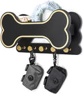 MTERSN Cute Dog Leash Holder for Wall for Dog Stuff Organizer, Black by MTERSN