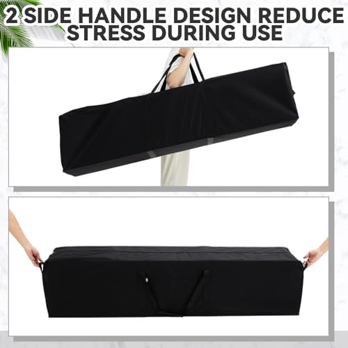 1 Pcs 70 x 18 x 12, 250 L Versatile Large Duffle Bag, Black - Image 6